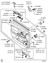 5727A475-W/STRIP,FR DOOR BELT