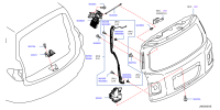 904521LA0A-ROD ASSY-BACK DOOR SUPPORT
