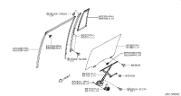 823001LA0A-GLASS ASSY-REAR DOOR WINDOW,RH