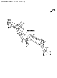 86552D6000-BRKT-FR BUMPER UPR SIDE MTG RH