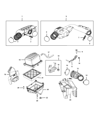 68194974AA-FLEX. HOSE AIR CLEANER