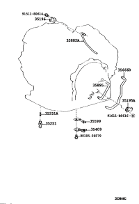 3566632010-TUBE, BRAKE APPLY