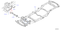510301LB0A-MEMBER ASSY-CROSS,FRONT SUSPENSION REAR