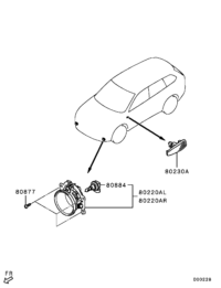 8321A742-LAMP KIT,FOG,FR