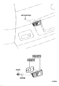 9007599128-SOCKET & WIRE, BACK-UP LAMP