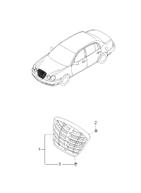 863503F311-GRILLE ASSY-RADIATOR