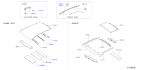 738205DA0A-ROOF RACK ASSY-