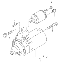 L0AM911023N-STARTER 12V/1KW/10T-JEETA III