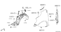 F31006W8MA-FENDER-FRONT RH