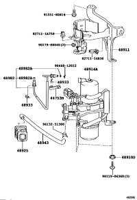 4891450030-COMPRESSOR, HEIGHT CONTROL, NO.1