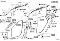 622100R160B0-GARNISH, FRONT PILLAR, RH