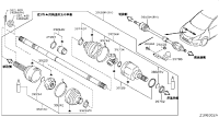 39100CJ55D-SHAFT ASSY-FRON