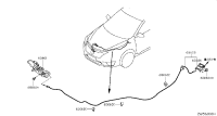 656213TS0A-CABLE ASSY-HOOD LOCK CONTROL