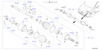 39101ED505-SHAFT ASSY FRON