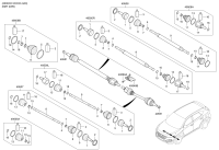 8192329501-JOINT & SHAFT KIT-FRONT AXLE W