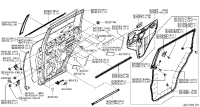 828121LA0A-TAPE-REAR DOOR OUTSIDE,RH