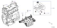 140416CT1A-ORNAMENT ASSY-ENGINE COVER