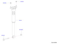 562005DA0B-Strut assy-rr