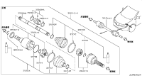 391015BC0A-SHAFT ASSY FRON