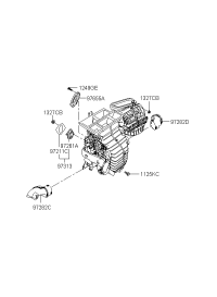 972822E250-DUCT-SHOWER,RH