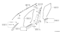 769131DA1A-GARNISH-CENTER PILLAR,UPPER RH