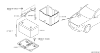 64866JK600-BRACKET-BATTERY