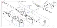 391002GR0B-SHAFT ASSY-FRON