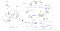 963015DB7B-MIRROR ASSY-OUT
