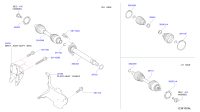 391005DA0C-SHAFT ASSY-FRON