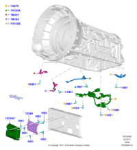 HL3Z7G276D-CONNECTOR-OIL COOLER