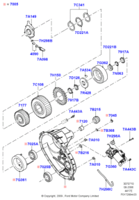 7L1Z7G360A-STEPPER MOTOR