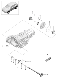 9A740917501-PORSCHE CAYENNE WATR RSVR CVR