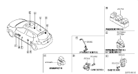 253801AA0A-SWITCH ASSY-TRUNK OPENER