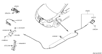 656215BC0A-CABLE ASSY-HOOD LOCK CONTROL