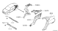 76631EW800-PILLAR-REAR,INNER LH