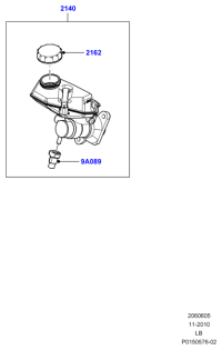 LR007378-Master cylinder assy