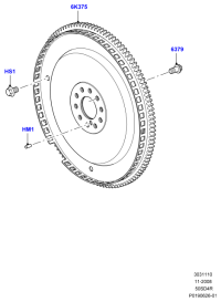 LR030334-BOLTRR SUSP STABILIZER