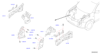 F41C01DAMA-Bracket-front fender, rh