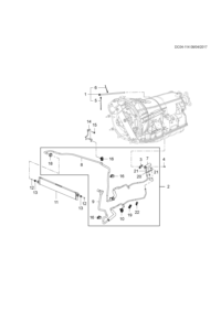 24267278-Hose, transmission ventilation (incl. 2)