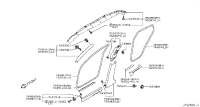 769151BG0D-GARNISH-CENTER PILLAR,LOWER RH