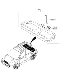 859100L000XU-TRIM ASSY-COVERING SHELF