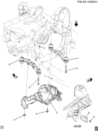 23104736-BRACKET ASM-FRT DIFF CARR