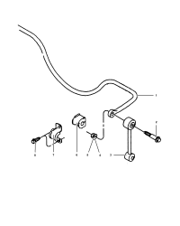 6503726-Bracket-stabilizer link to rod