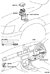 8463033060-SWITCH ASSY, CRUISE CONTROL MAIN