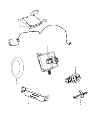 68105739AA-RECEIVER WIRELESS IGNITION NODE