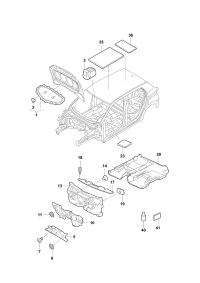 22D863919A-Damper, cab deck