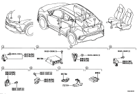 89170F4480-SENSOR ASSY, AIR BAG