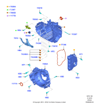 CV6P7005CE-Case assy-transmission