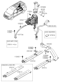 979134H000KD-COVER-RR FLOOR DUCT,LH