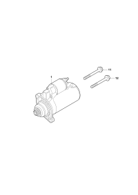 02T911024N-STARTER 12V/1KW/10T-JEETA III